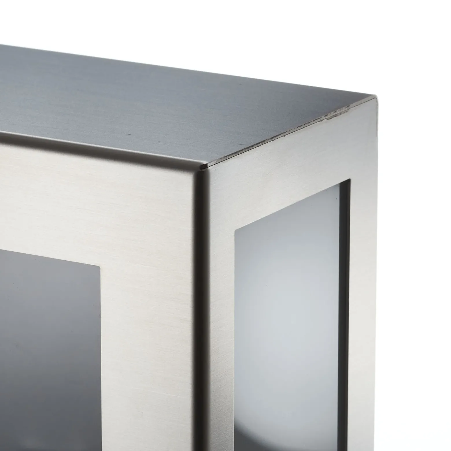 Aplique para exterior con sensor Aqua Legendo Mini, acero inoxidable
