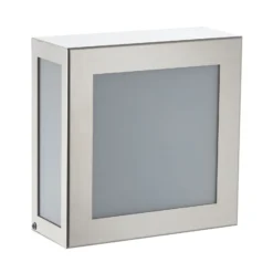 Aplique para exterior con sensor Aqua Legendo Mini, acero inoxidable