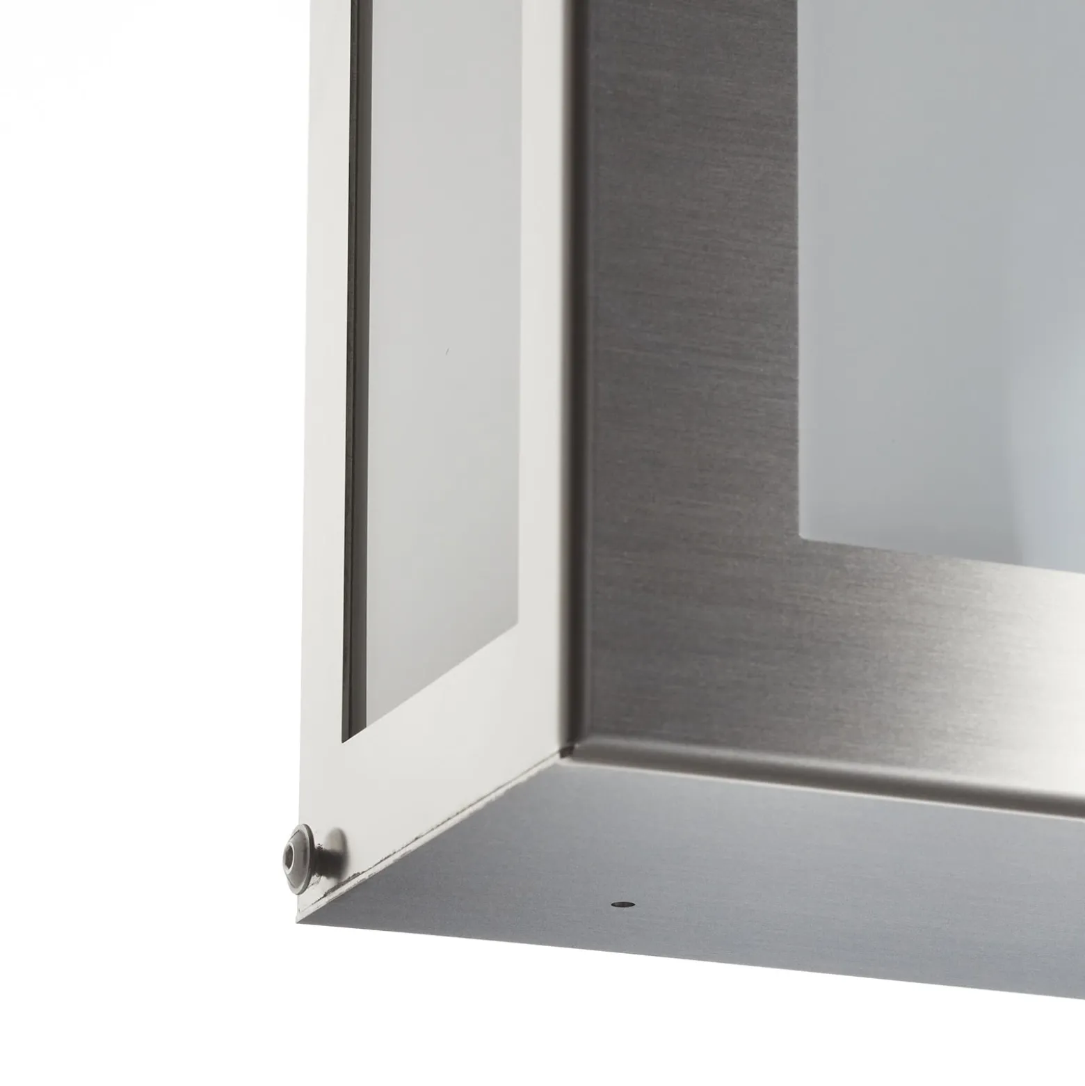 Aplique para exterior con sensor Aqua Legendo Mini, acero inoxidable