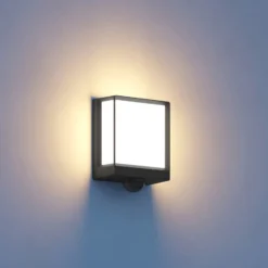 Aplique para exterior con sensor inteligente STEINEL L40 SC, color antracita