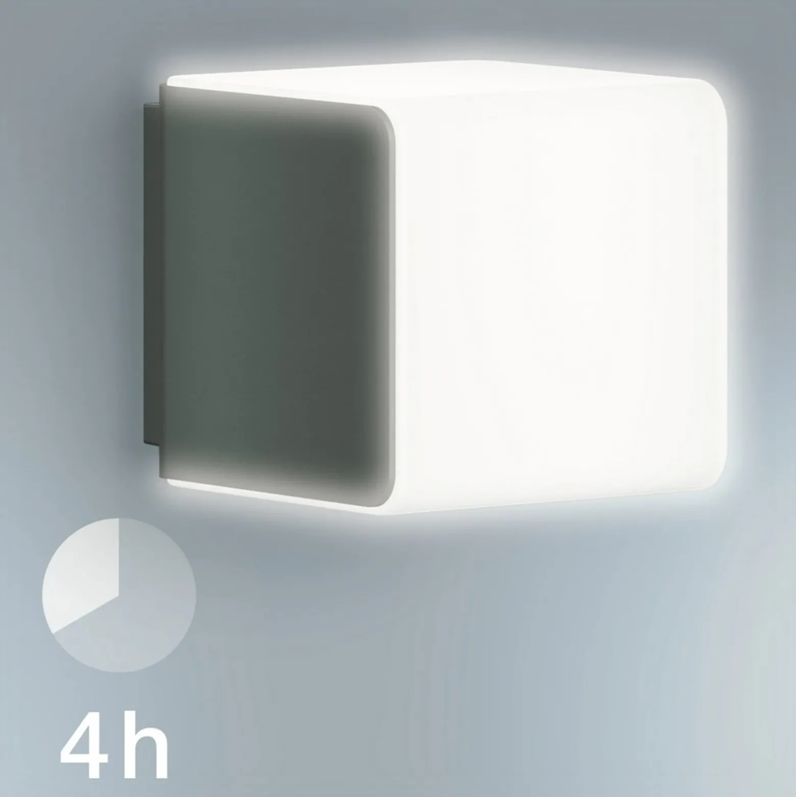 Aplique para exterior con sensor inteligente STEINEL L 830 SC, color antracita,