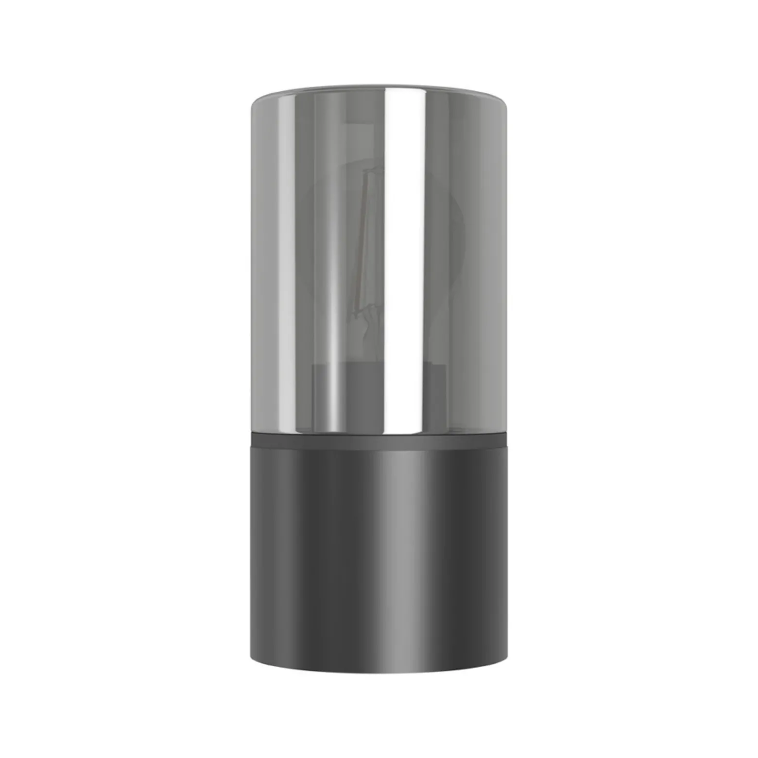 Aplique para exterior EGLO CROPANI, negro/gris, 20 cm, 1 x E27, IP54