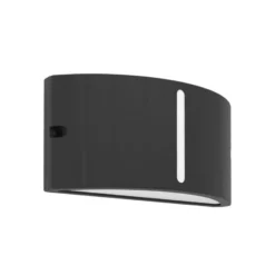 Aplique para exterior EGLO POGGIARELLO, negro, ranura de 22 cm, IP54