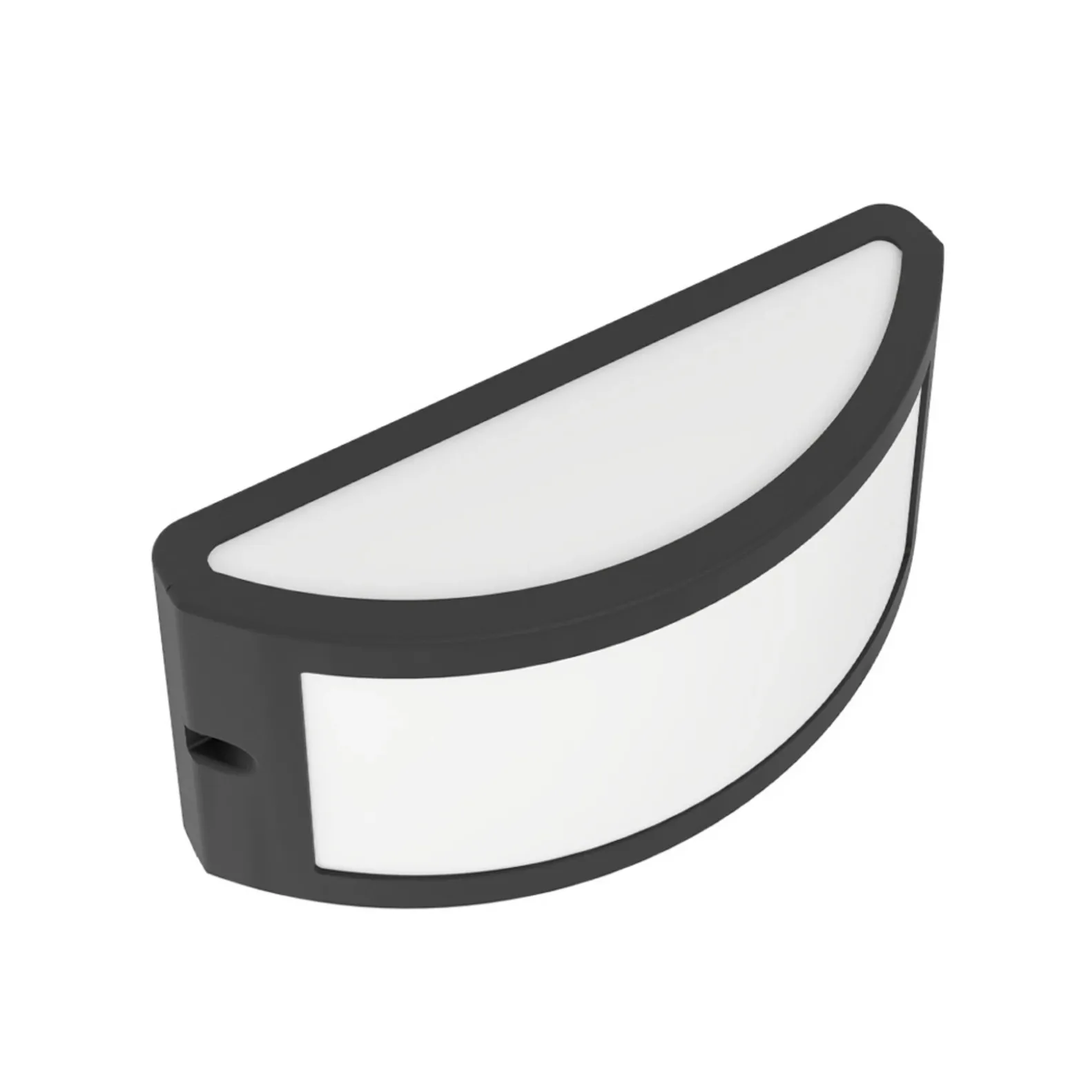 Aplique para exterior EGLO POGGIARELLO, negro, de 22 cm de diámetro, IP54