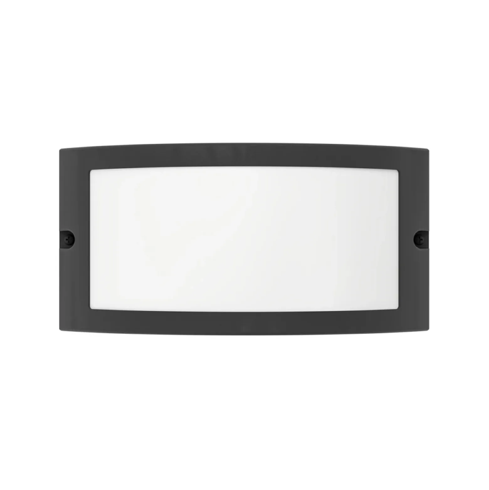 Aplique para exterior EGLO POGGIARELLO, negro, de 22 cm de diámetro, IP54
