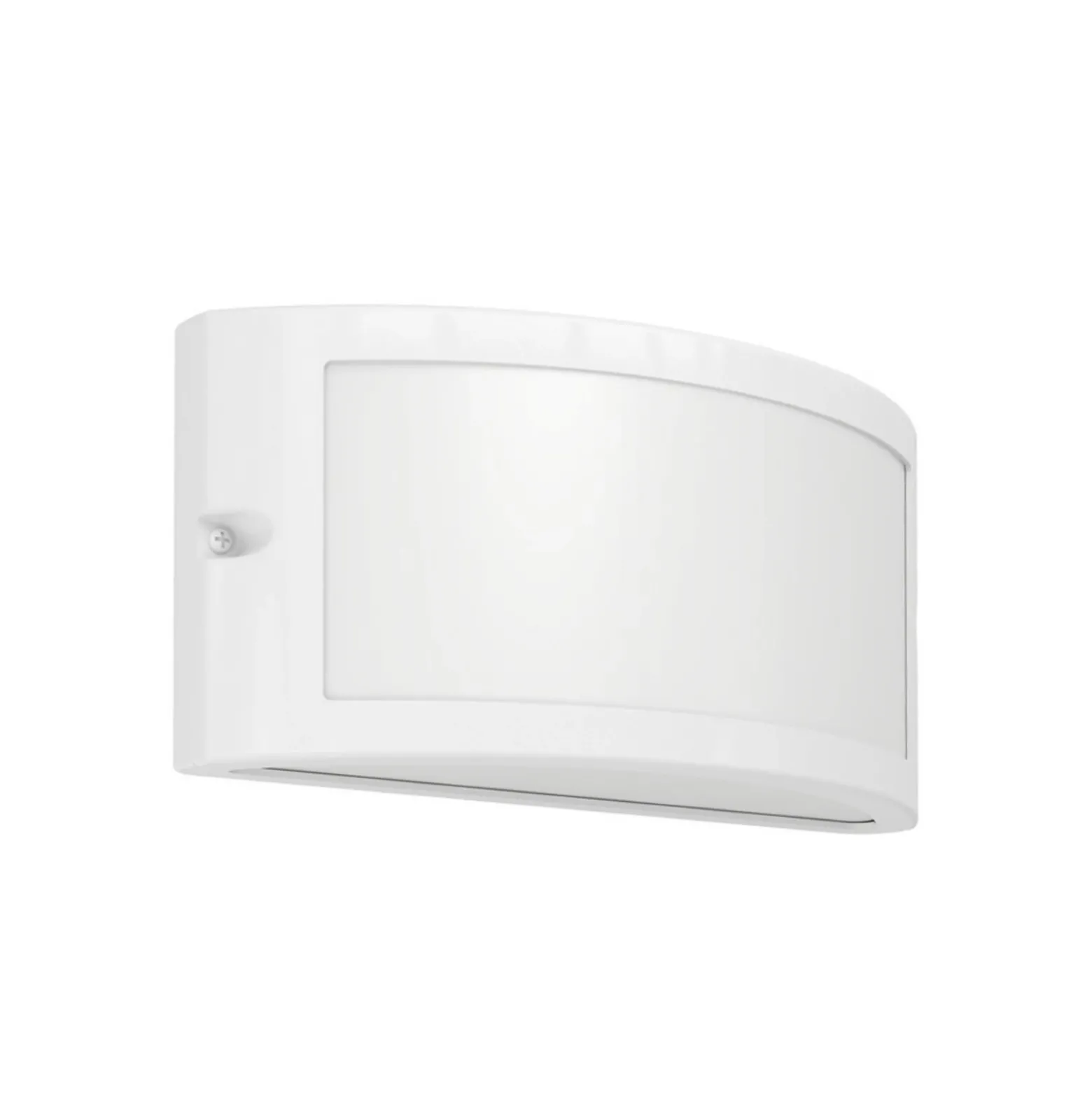 Aplique para exterior EGLO POGGIARELLO, blanco, plano, 22 cm, IP54