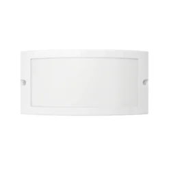 Aplique para exterior EGLO POGGIARELLO, blanco, plano, 22 cm, IP54