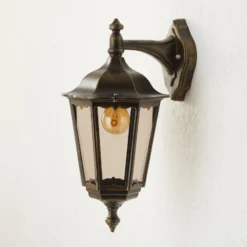 Aplique para exterior Fabio forma farola, colgante