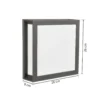 Aplique para exterior Henry, antracita IP44