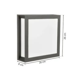 Aplique para exterior Henry, antracita IP44