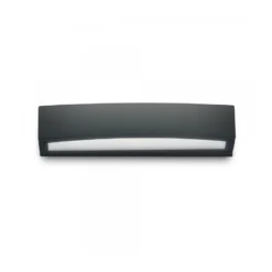 Aplique para exterior Ideal Lux Andromeda, negro, ancho 45 cm