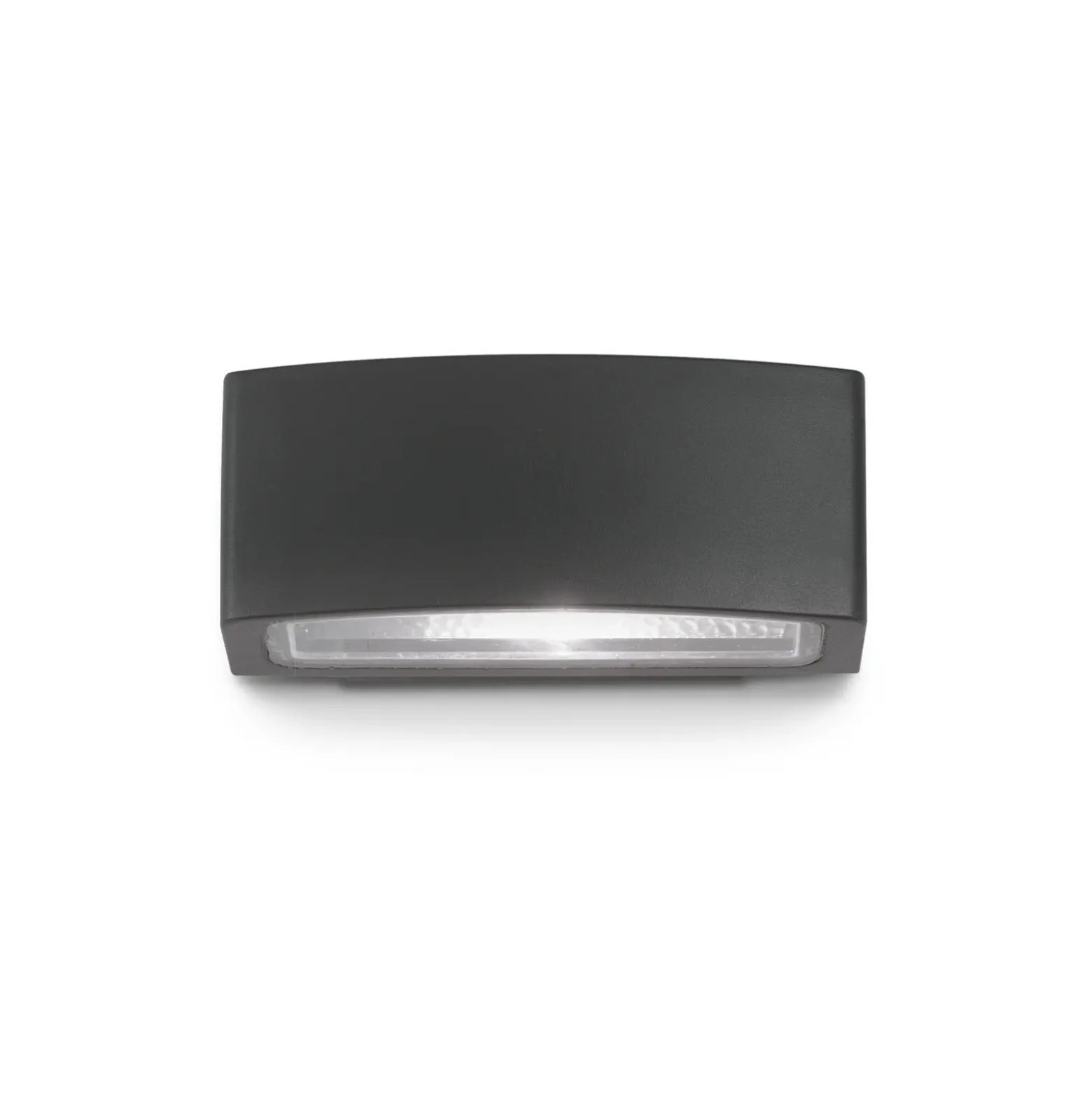 Aplique para exterior Ideal Lux Andromeda negro, ancho 22 cm aluminio