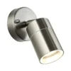 Aplique para exterior Jandy orientable color acero inoxidable, metal