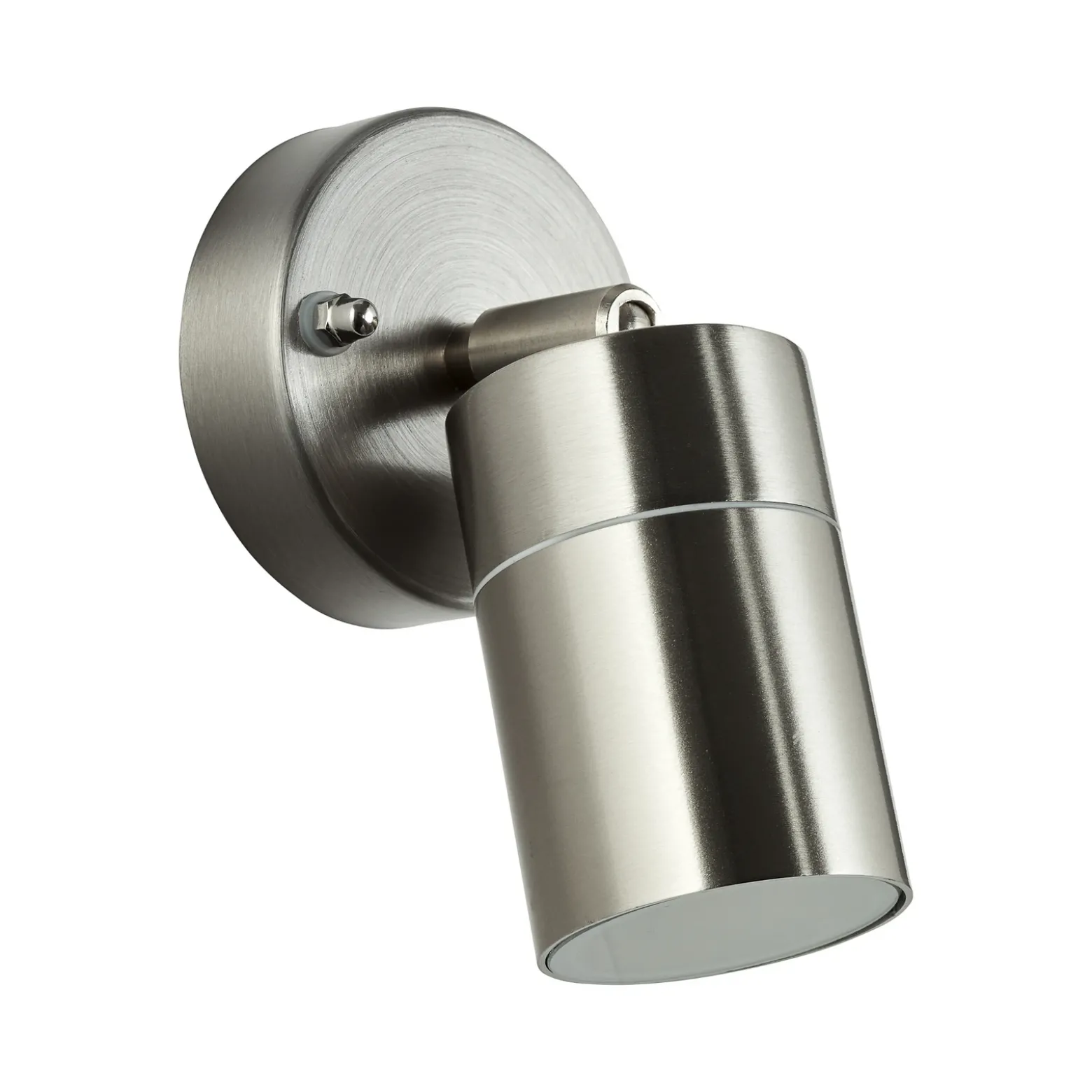 Aplique para exterior Jandy orientable color acero inoxidable, metal