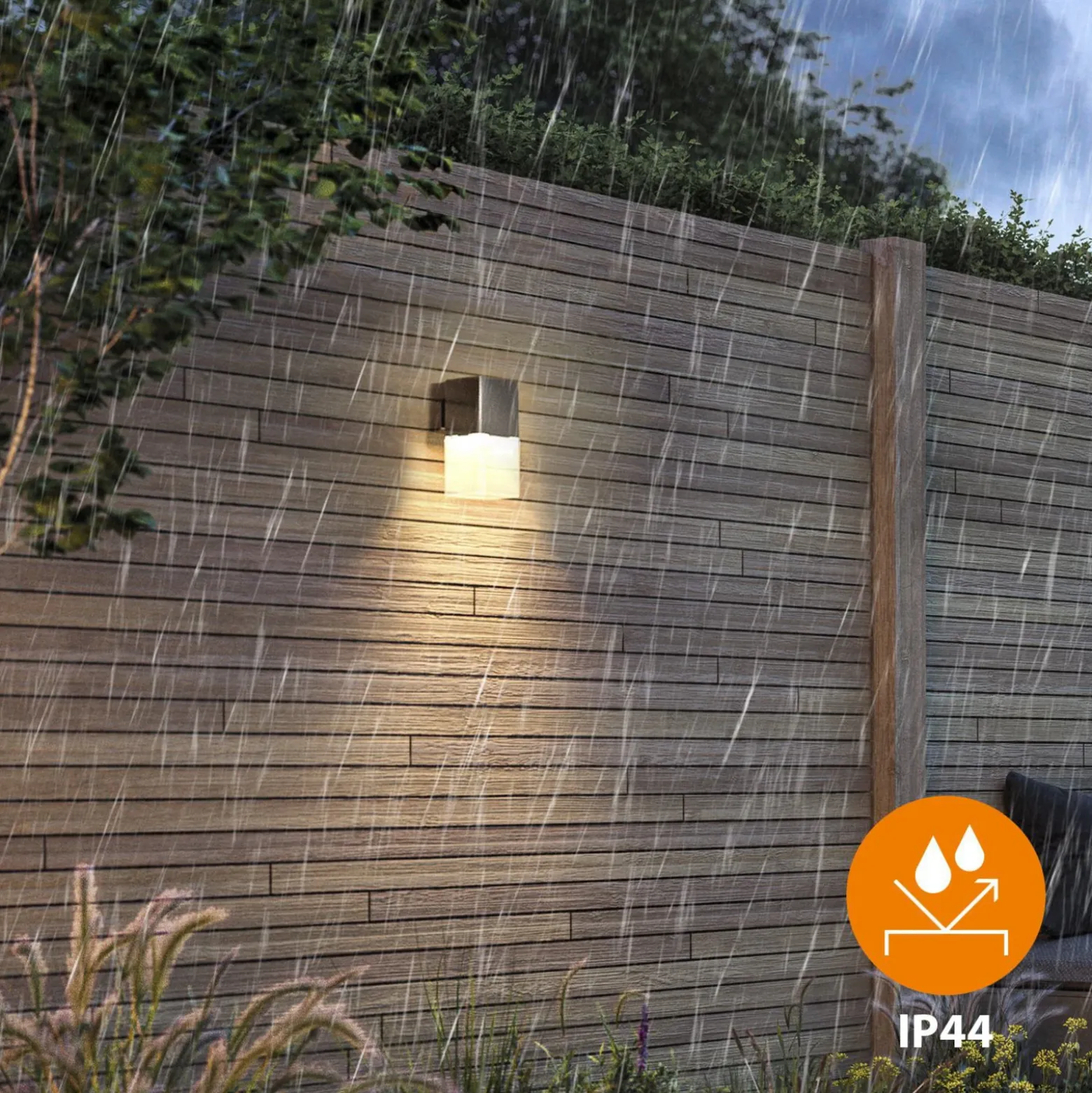 Aplique para exterior LED OOL-50016, foco hacia abajo
