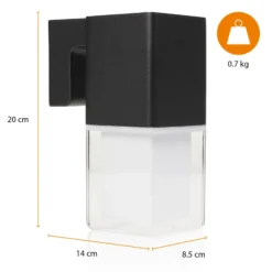 Aplique para exterior LED OOL-50016, foco hacia abajo