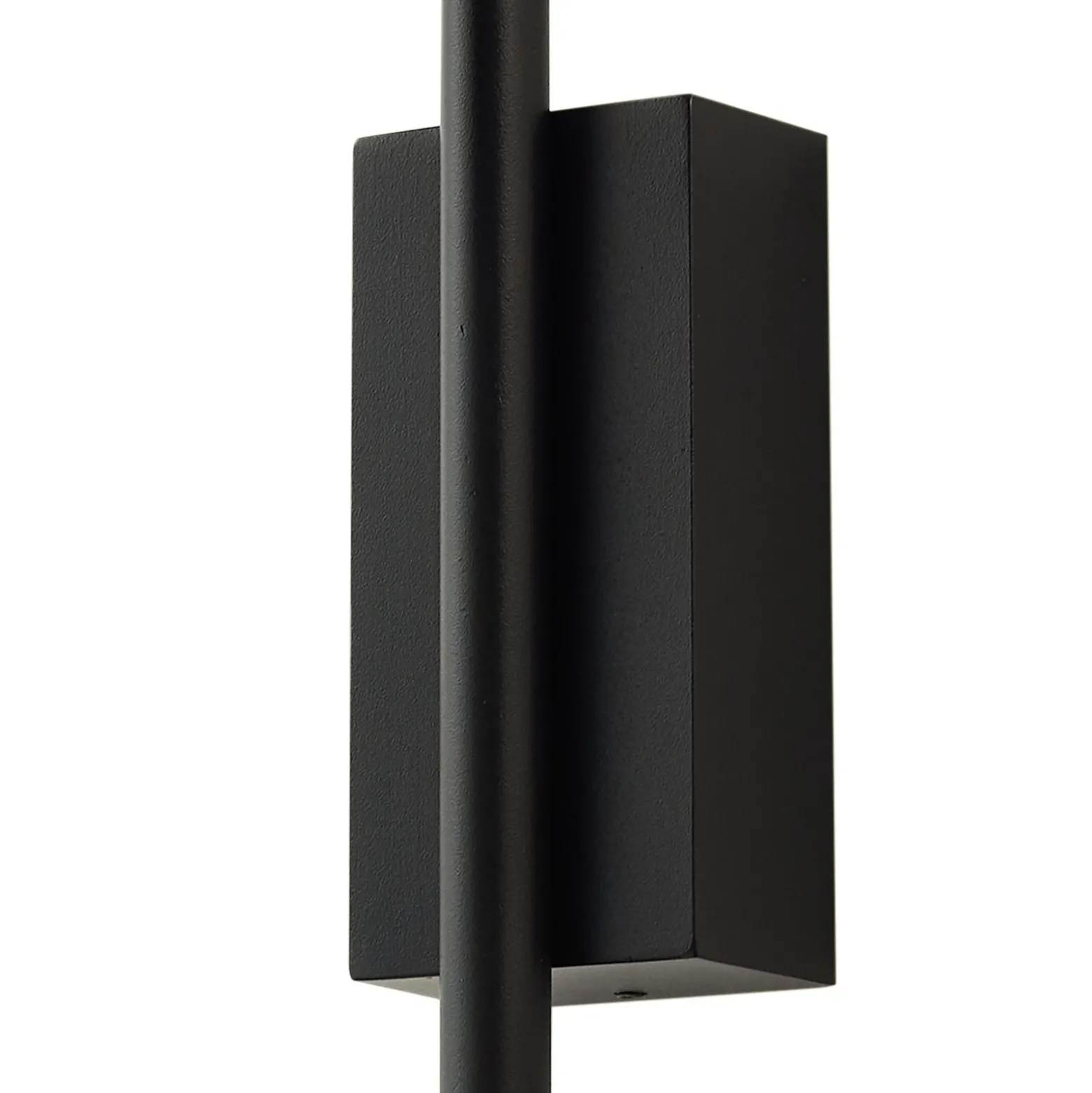 Aplique para exterior Lindby Sorvete, negro, metal, altura 33 cm