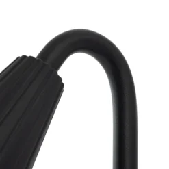 Aplique para exterior Lindby Sorvete, negro, metal, altura 33 cm