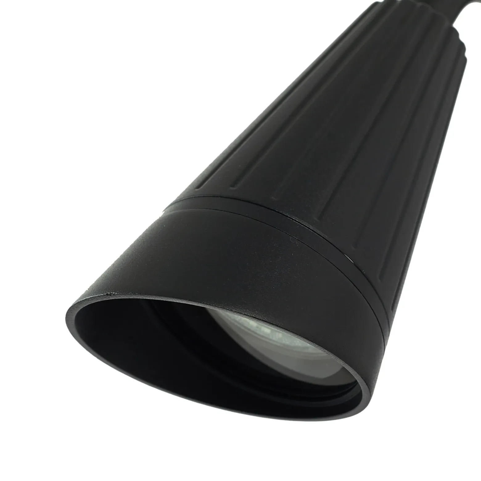 Aplique para exterior Lindby Sorvete, negro, metal, altura 33 cm