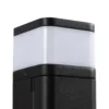 Aplique para exterior Lindby Teyon, con enchufe, negro, IP44 G9