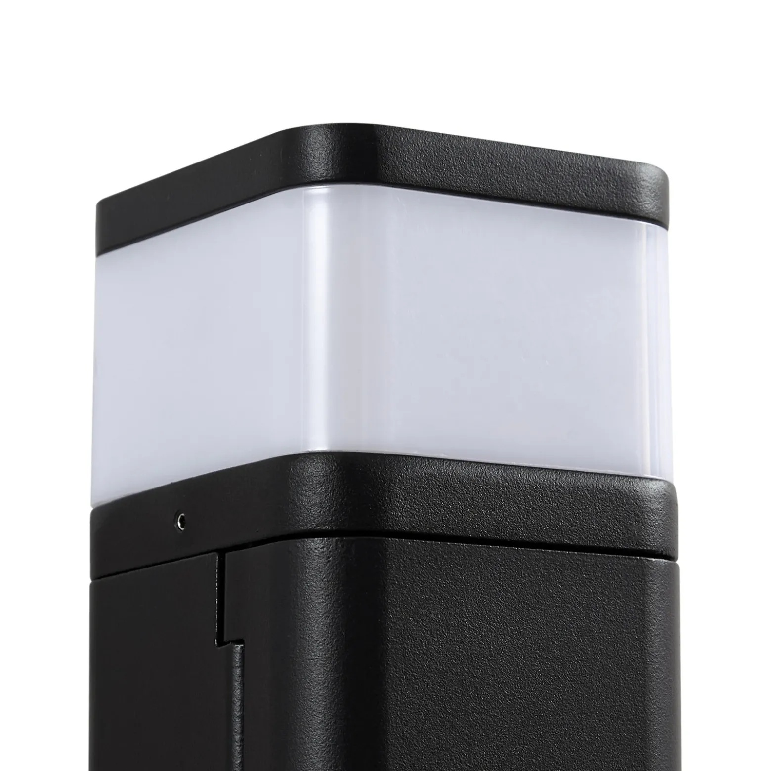 Aplique para exterior Lindby Teyon, con enchufe, negro, IP44 G9