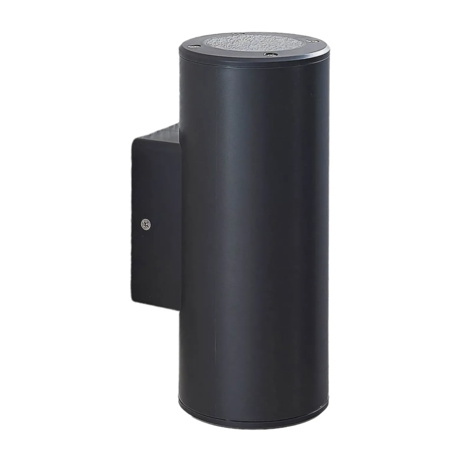 Aplique para exterior Lindby Nati, 22 cm, antracita, IP54, redondo