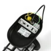 Aplique para exterior Lindby Ankea, negro, altura 28 cm, IP23, E27