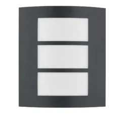 Aplique para exterior Lindby Vimal, E27, 26 cm, negro, aluminio