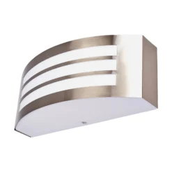 Aplique para exterior Lindby Raja, 25 cm de ancho, tira, IP44, E27