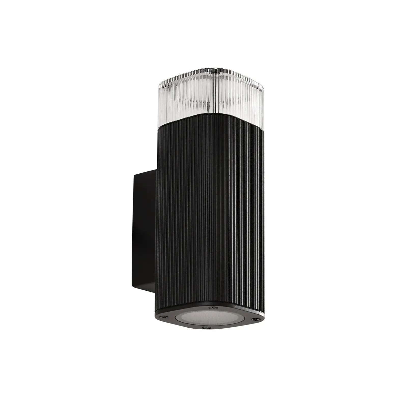 Aplique para exterior Lindby Halvar, negra, 20 cm, 2 x GU10, IP65