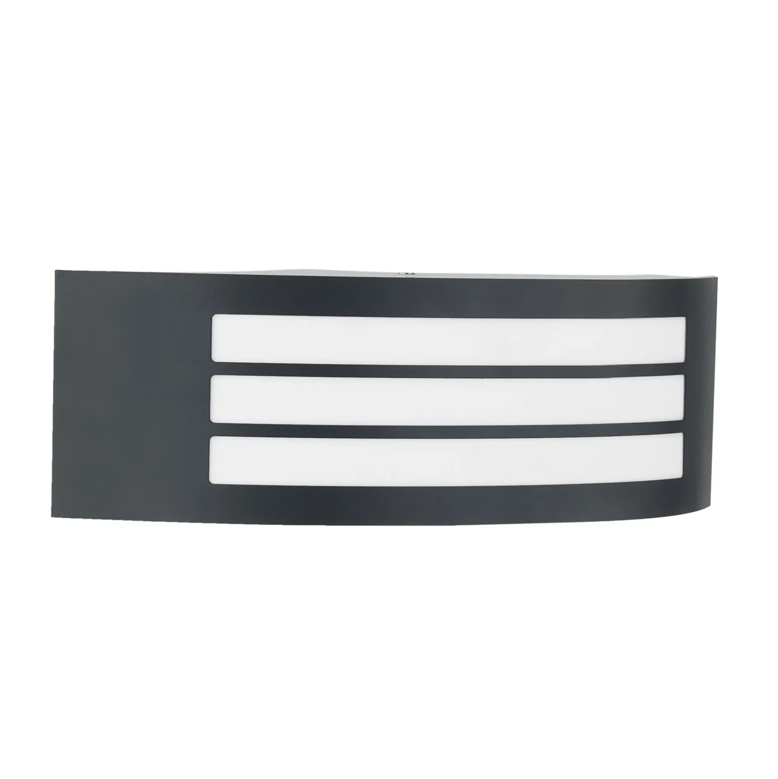 Aplique para exterior Lindby Vimal, E27, 32 cm, negro, aluminio