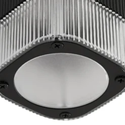 Aplique para exterior Lindby Halvar, negra, 24 cm, 2 x GU10, IP65