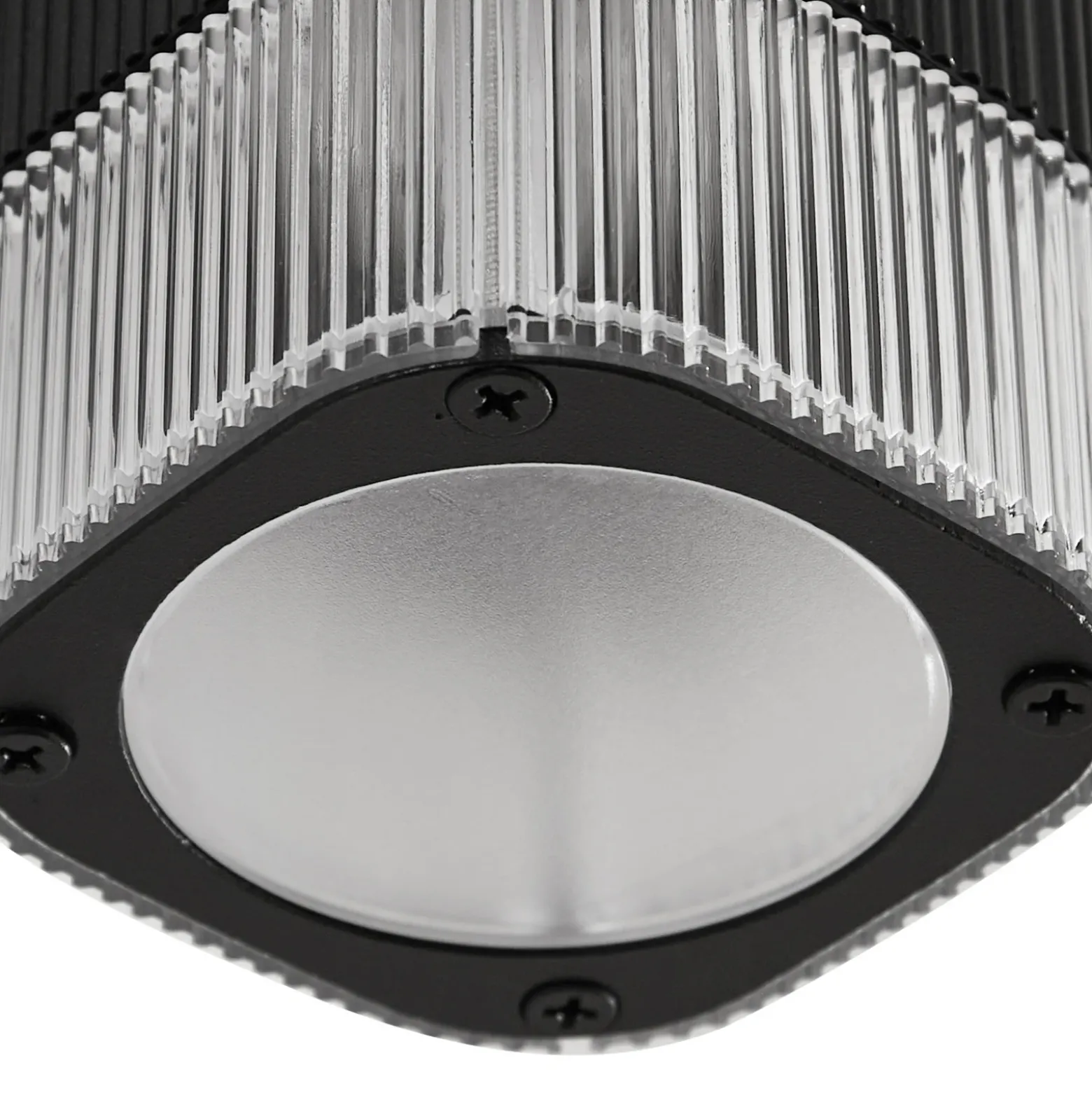 Aplique para exterior Lindby Halvar, negra, 24 cm, 2 x GU10, IP65