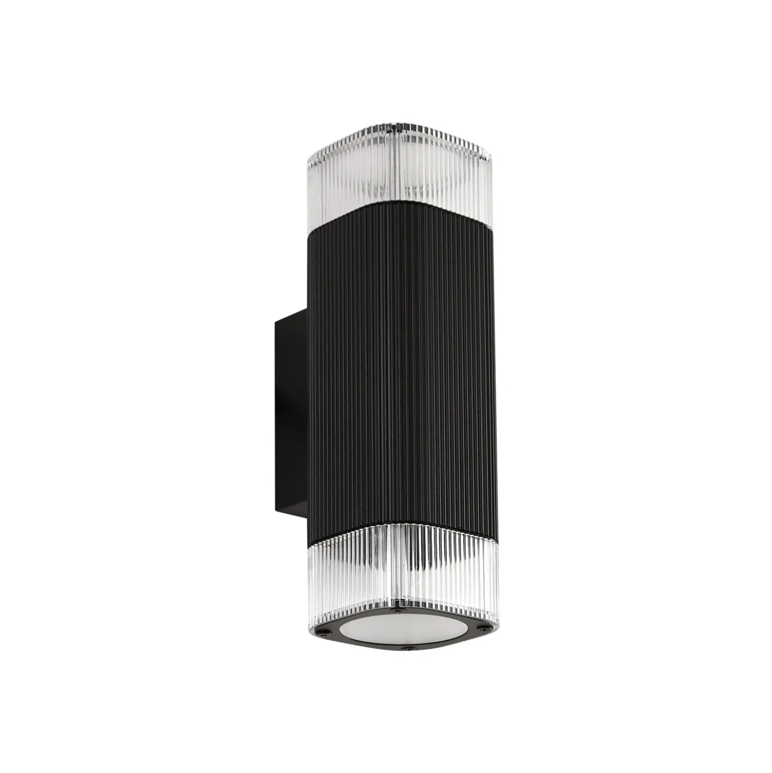Aplique para exterior Lindby Halvar, negra, 24 cm, 2 x GU10, IP65