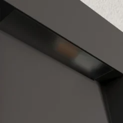 Aplique para exterior Lucande Noreia, 13 cm, antracita, IP65, G9