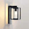 Aplique para exterior Lucande Ferda, juego de 2, antracita, IP44