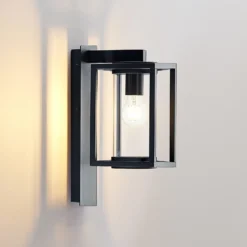 Aplique para exterior Lucande Ferda, juego de 2, antracita, IP44