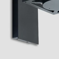 Aplique para exterior Lucande Ferda, juego de 2, antracita, IP44