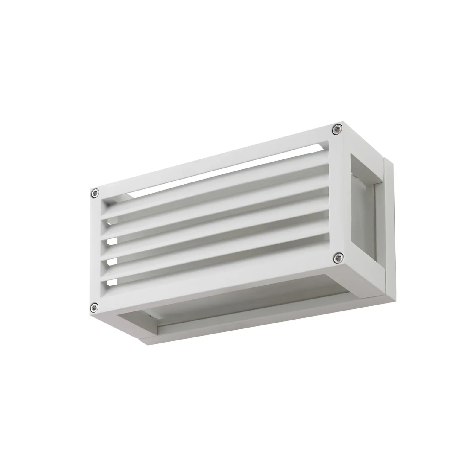 Aplique para exterior Lucande Aurelien, blanco, 12 cm, con tiras