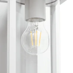 Aplique para exterior Lucande Ferda, con sensor, con la portalámpara hacia