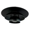 Aplique para exterior Morph de Dyberg Larsen, Ø 24 cm, negra, metal