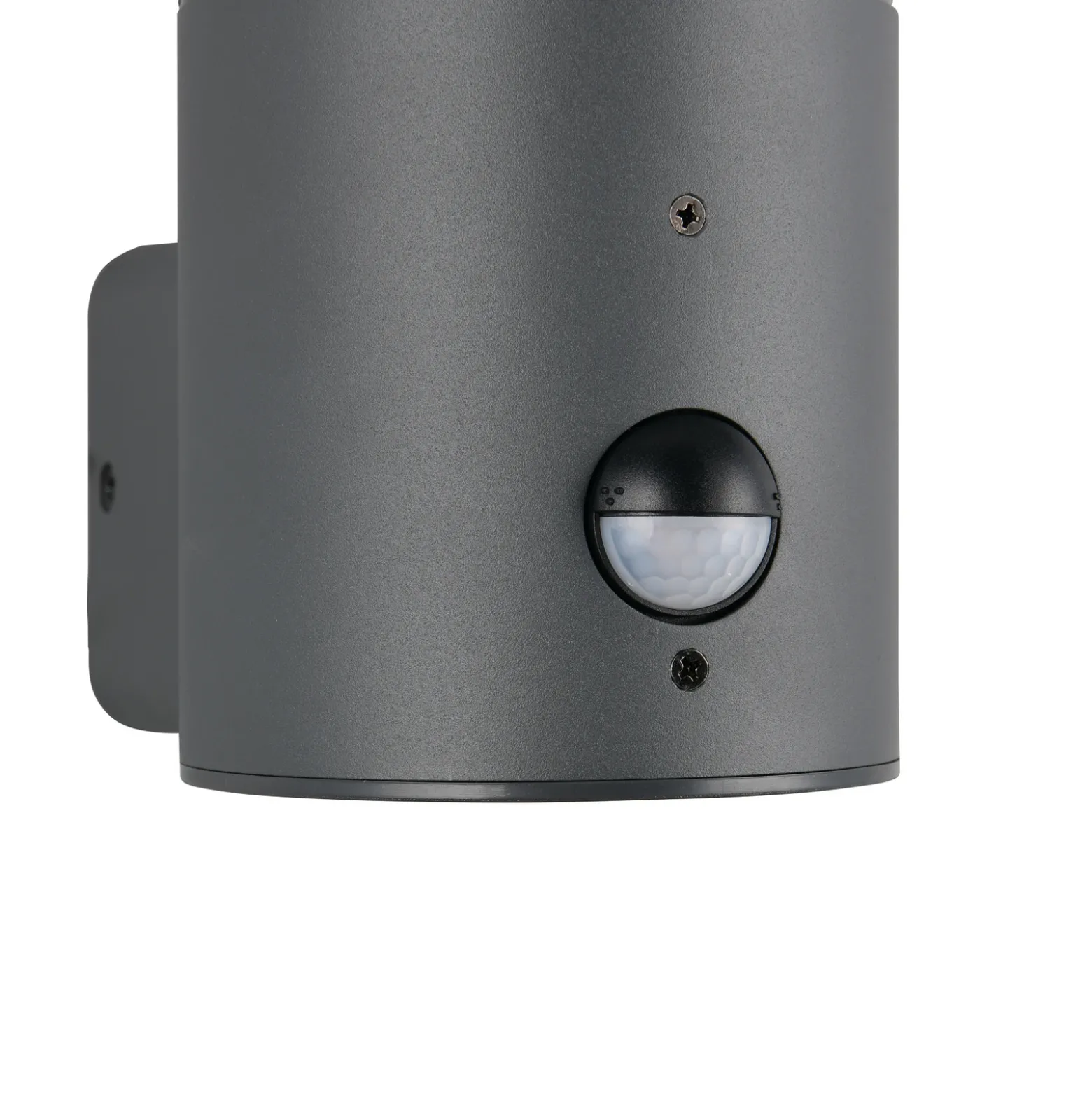 Aplique para exterior Mures, antracita, altura 28 cm, metal, sensor