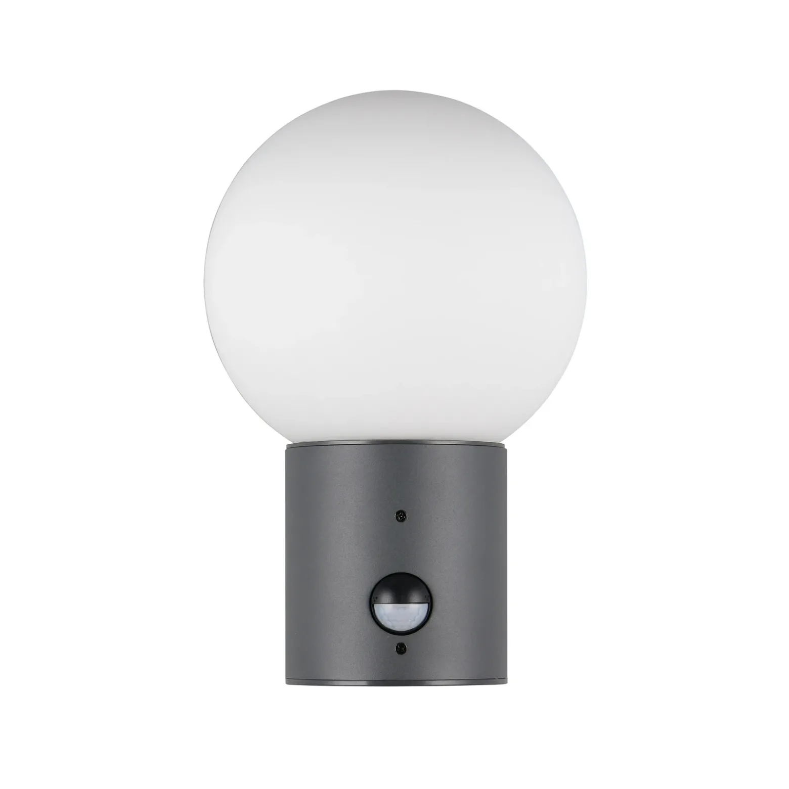 Aplique para exterior Mures, antracita, altura 28 cm, metal, sensor
