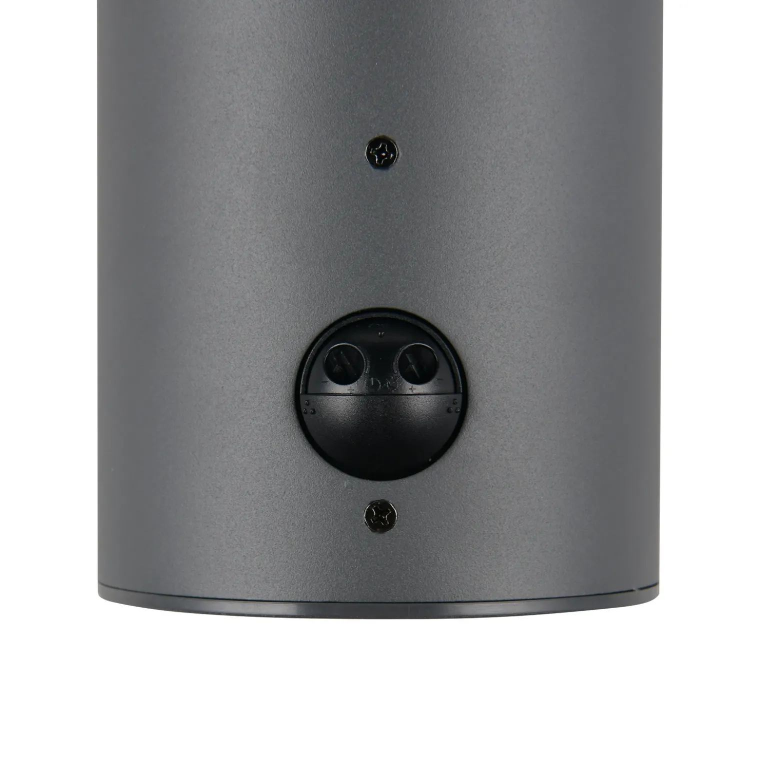 Aplique para exterior Mures, antracita, altura 28 cm, metal, sensor