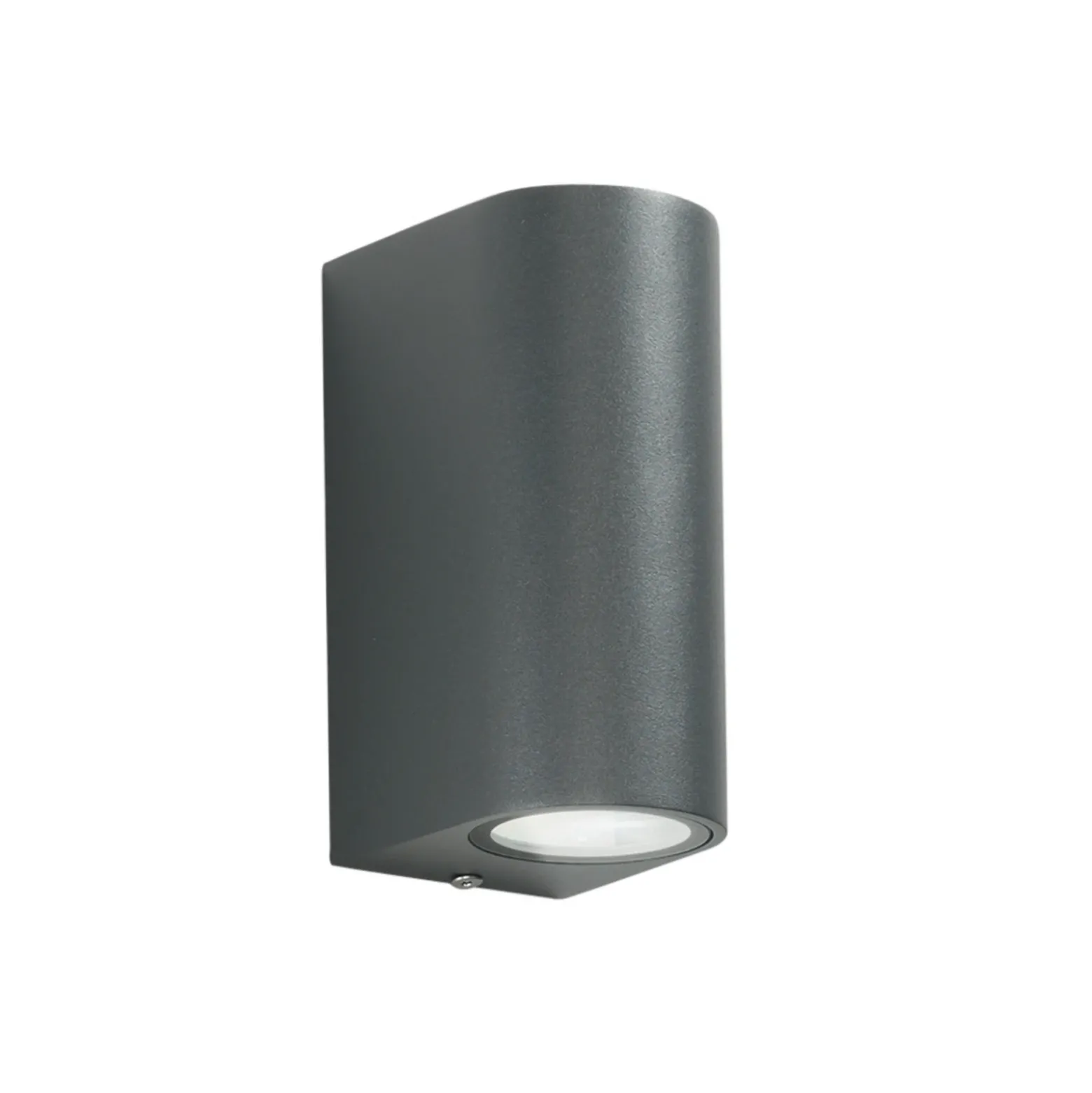 Aplique para exterior ONE, antracita Altura 13 cm Metal IP54, 2 luces.