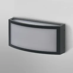 Aplique para exterior OSRAM ENDURA CLASSIC CUADRA, gris oscuro, IP65
