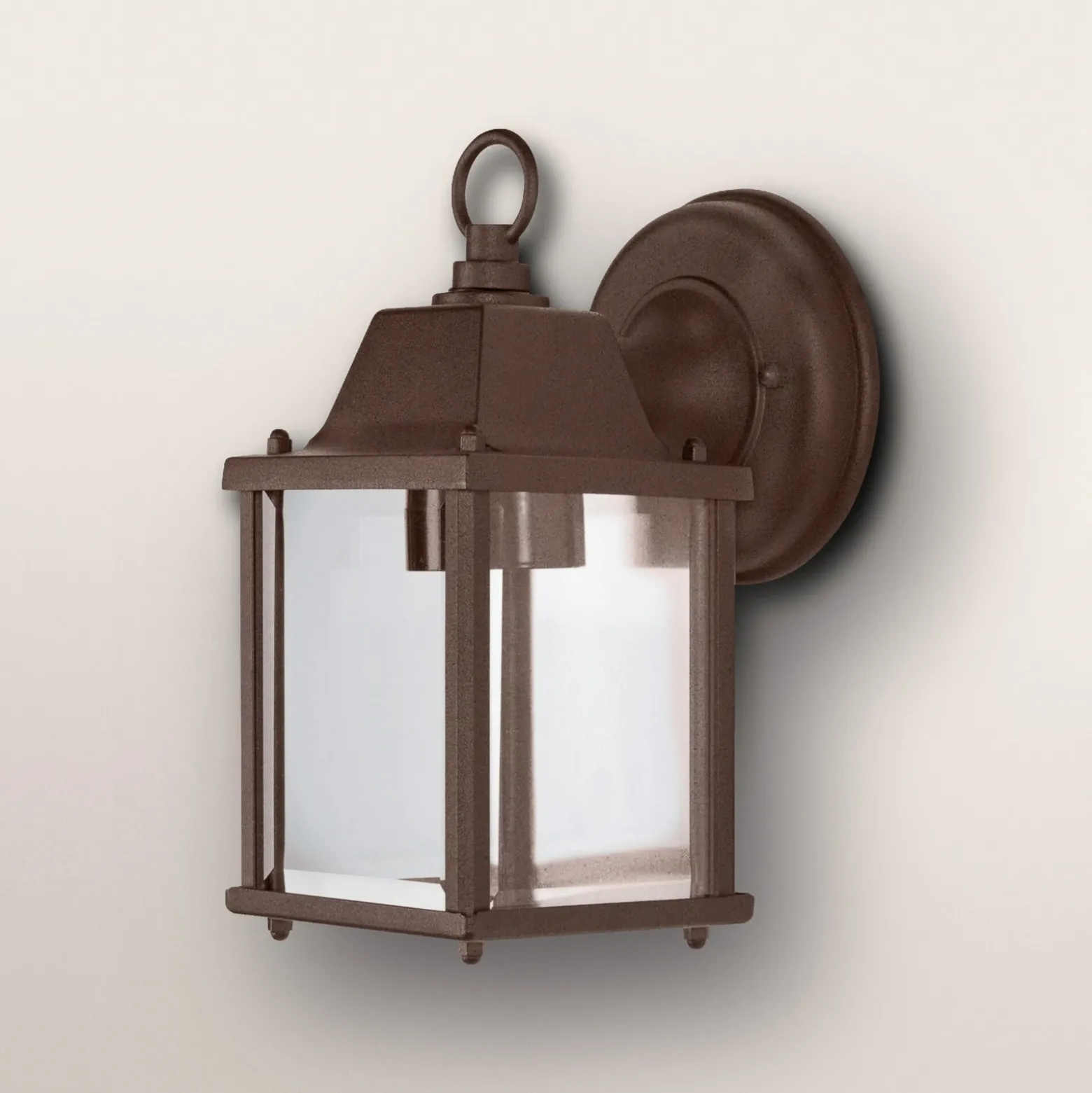 Aplique para exterior OSRAM ENDURA CLASSIC LANTERN, 23 cm, color óxido, IP43