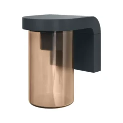 Aplique para exterior OSRAM ENDURA CLASSIC CASCADE, cristal ámbar IP44