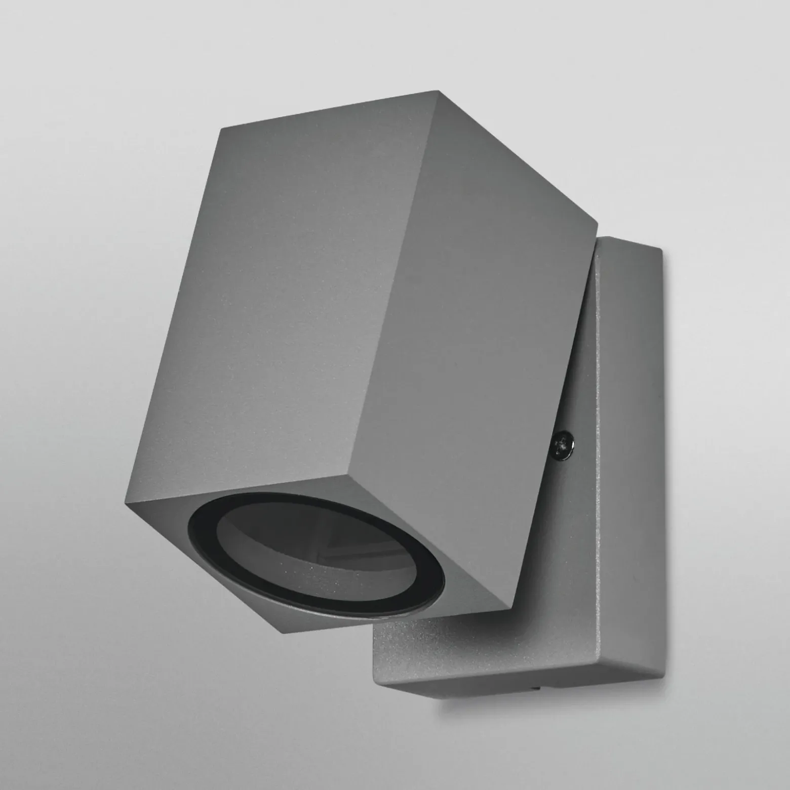 Aplique para exterior OSRAM ENDURA CLASSIC CUBE, metal plateado IP44
