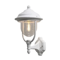 Aplique para exterior Parma forma vertical, blanco